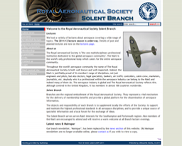 Royal Aeronautical Society, Solent Branch homepage