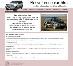Sierra Leone 4x4 homepage